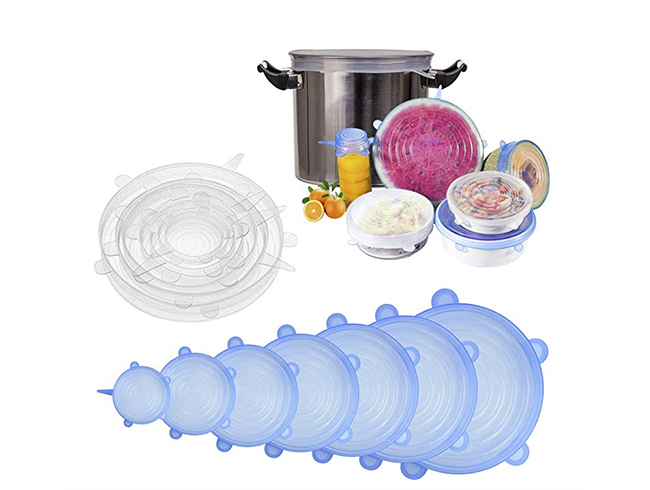 Coperchi in silicone riutilizzabili